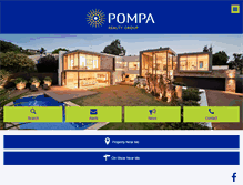 Tablet Screenshot of pomparealty.co.za